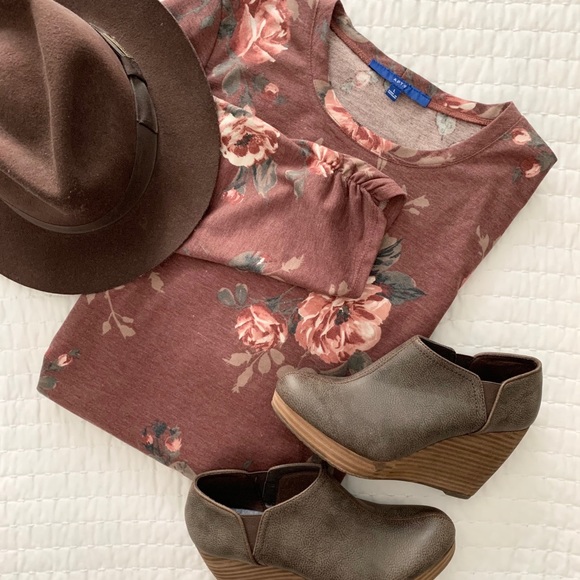 Apt. 9 Dresses & Skirts - NWOT Apt. 9 Boho Floral Tunic Top Swing Dress
